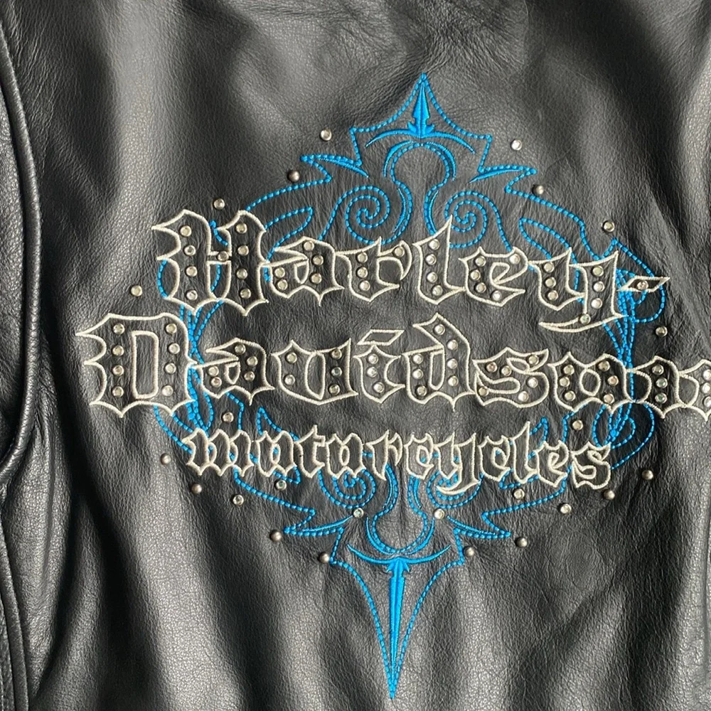 Harley Davidson leather jacket medium brand new - Picture 7 of 8